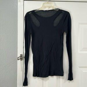 Zara Cutout Top